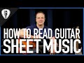 How To Read Guitar Sheet Music