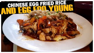 Cooking Aboard - Dad Cooks Delicious Chinese Egg Foo Young Served With Egg Fried Rice