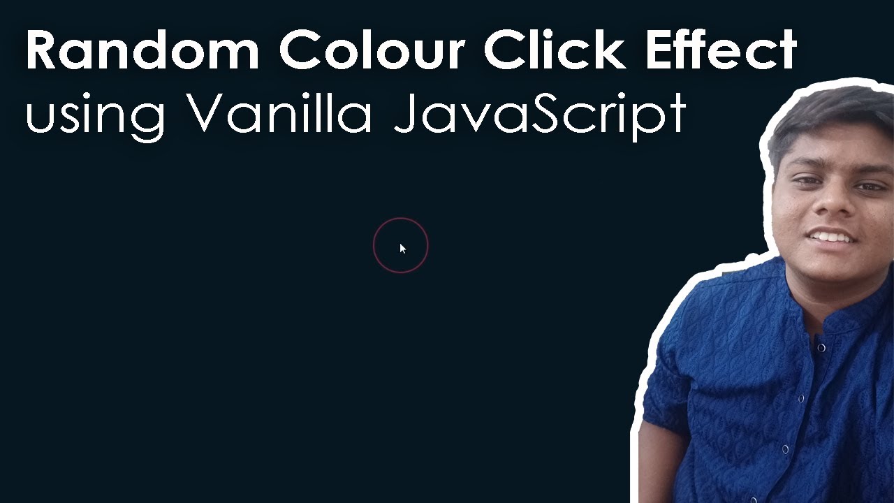 Pulse Effect With Random Colors Using Vanilla Javascript And Css3