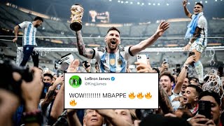 NBA PLAYERS REACT TO LIONEL MESSI, ARGENTINA WINNING WORLD CUP TITLE