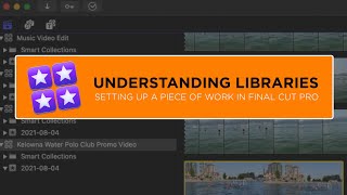 Start a New Project in Final Cut Pro [LIBRARY SETUP IN FCP]