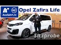 Weltpremiere 2019 Opel Zafira Life M - Sitzprobe, Debut, kein Test - Brüssel Autoshow