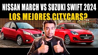 SUZUKI SWIFT 2024 VS NISSAN MARCH 2023 💲 LOS MEJORES CITYCARS DE MÉXICO