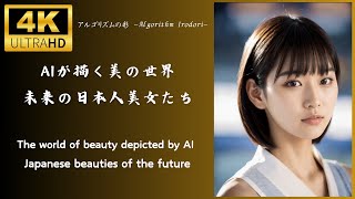 アルゴリズムの彩 -Algorithm Irodori- 「AIが描く美の世界：未来の日本人美女たち」