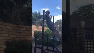 A few pull ups (age 72, weight 76kg)