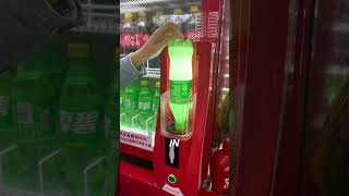 This vending machine freezes your drink instantly!