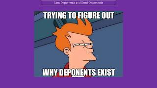 Intro to Deponent and Semi-Deponent verbs