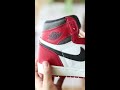 air jordan 1 lost and found unboxing