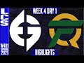 EG vs FLY Highlights | LCS Spring 2021 W4D1 | Evil Geniuses vs FlyQuest