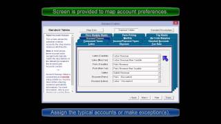 Manager SE - Setup - Std. Tables: Account Classes