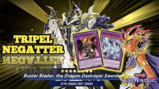 Triple Threat Power: Red-Eyes Dragoon, Dragon Master Magia \u0026 Buster Blader! [Yu-Gi-Oh! Master Duel]