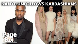 Kanye West unfollows Kim Kardashian and her sisters on Twitter | Page Six Celebrity News