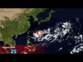 2016 pacific typhoon season animation