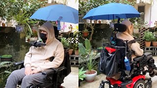 KUPOCARE - Wheelchair Umbrella Mount | Wheelchair Umbrella Holder | Mounting Umbrella on Wheelchair