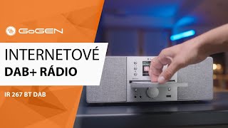 Internetové rádio s DAB+ GoGEN IR 267 BT DAB