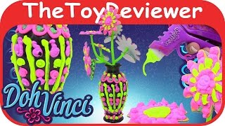 DohVinci Faux Flower Vase Kit Unboxing Toy Review by The Toy Reviewer