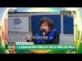 La educación pública en la mira de Javier Milei