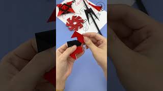 Creative Paper Ninja Shuriken  Unique DIY Design #recycledfun #diy #diyshorts #artandcraft