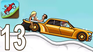 HILL CLIMB RACING - Walkthrough Gameplay Part 13 -NEW LUXURY CAR (iOS Android)