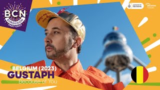 GUSTAPH - Because Of You | Belgium 2023 | BCN Eurovision 2023