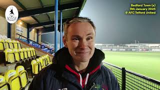 Kevin Wilkin: Post-Match vs Bedford Town - Southern League Premier Central - 11th January 2025.