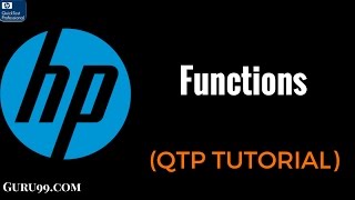 Functions - HP UFT/QTP TutoriaL #26