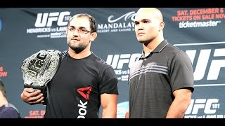 UFC 181 Faceoffs: Tension Between Pettis and Melendez