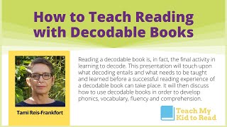 How to Teach Reading with Decodable Books