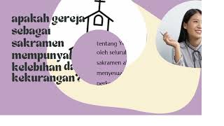 Tugas Dogmatika 3: "Gereja sebagai Sakramen"