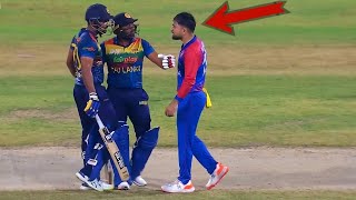 Rashid Khan Fight With Sri Lankan Player 😯 | Rashid Khan Angry| Rashid Khan fight today