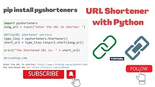 Day 81 : URL Shortener with Python