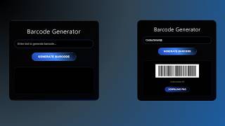 Build a Barcode Generator with HTML, CSS & JavaScript | Beginner Friendly Project
