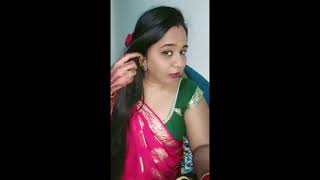 Red saree home activity small dance Tango video EP- 1