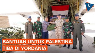 Pesawat Indonesia Angkut Bantuan untuk Palestina Tiba di Yordania