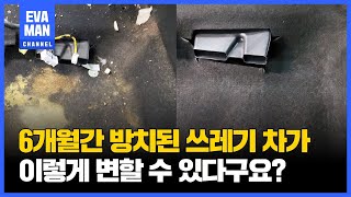 곰팡이 냄새나는 쓰레기장 이었던 아반떼 차량, 2일간 실내크리닝 했습니다! 기분이 좋아지는 세차영상!