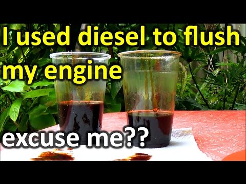 How to FLUSH engine OIL with Diesel (WARNING!!) How to FLUSH engine OIL with Diesel (WARNING!!)