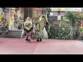 kecak dance barong dance glimpse bali