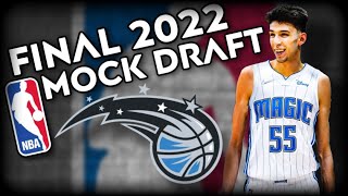 Final 2022 NBA Mock Draft