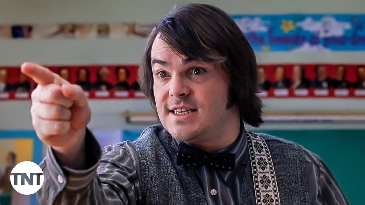 Dewey Jack Black Teaches His Class How To Write A Rock Song Clip