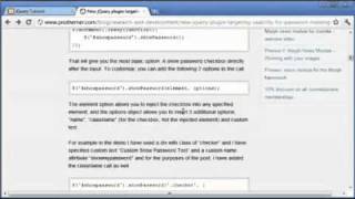 jQuery Tutorial - 117 - Show password plugin