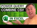 Excel - Introduction to Power Query - Combine all Files in a Folder and Unpivot - Episode 1956