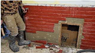 Kitchen Wall Down, Lights Up: Big Changes in Our Abandoned 1830s Farmhouse