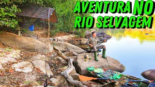 SOBREVIVENDO E PESCANDO NO Coração da Selva: Aventura às Margens do RIO CURUÁ