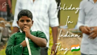 Holiday in Indian flag  ( India )