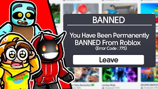 We Got BANNED On ROBLOX...