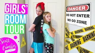 TWEEN GIRLS' BEDROOM TOUR!! | Scott and Camber