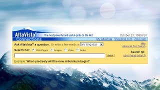 Before Google, there was Altavista!