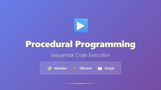 Procedural Programming Explained: Sequential Code Execution