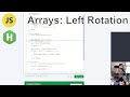 [Easy] Arrays: Left Rotation (Hackerrank, javascript, arrays)