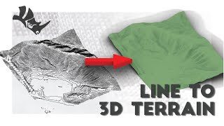 Convert Contour lines to 3D Terrain in Rhino